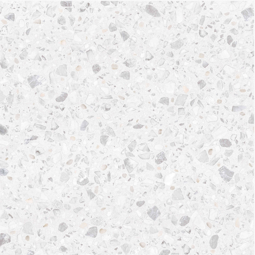 Agglo Lido 600x600mm Matt Terrazzo Look Tile