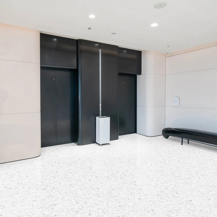 Agglo Lido 600x600mm Matt Terrazzo Look Tile