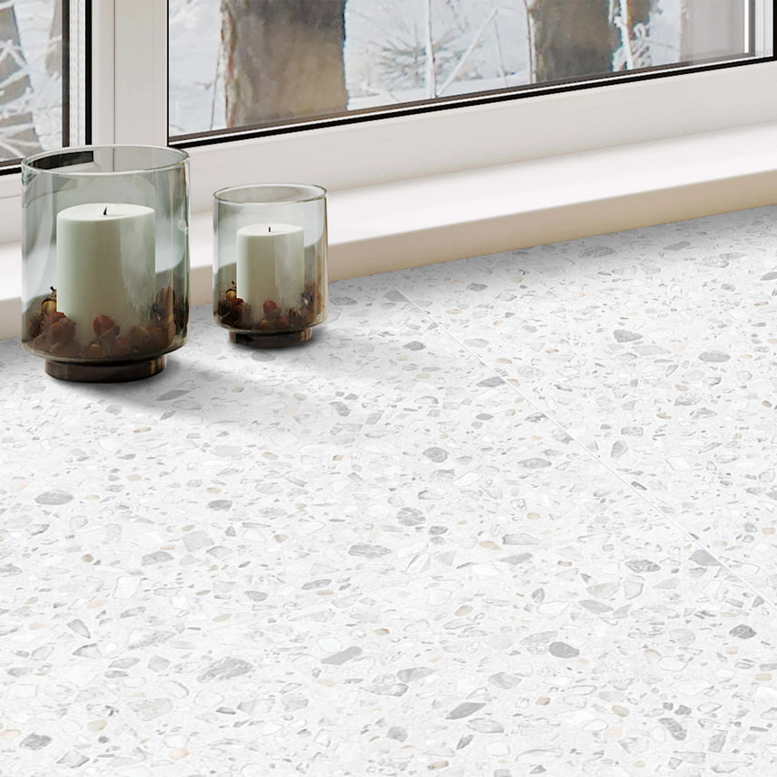 Agglo Lido 300x600mm Matt Terrazzo Look Tile