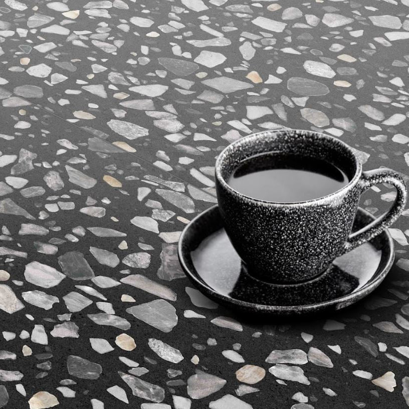 Agglo Torcello 300x600mm Matt Terrazzo Look Tile