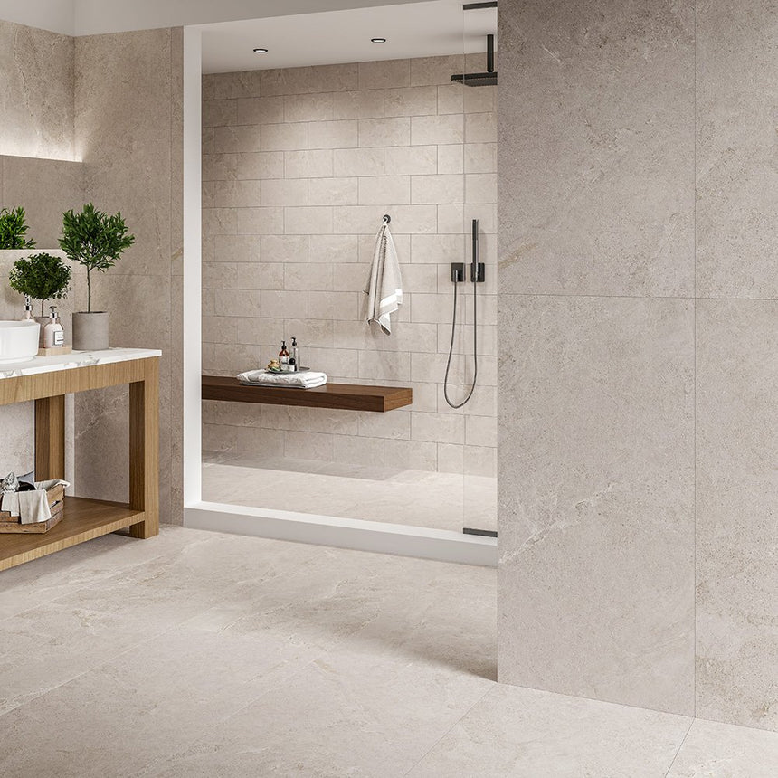 Anthology Ash 300x600mm Matt Natural Stone Look Tile