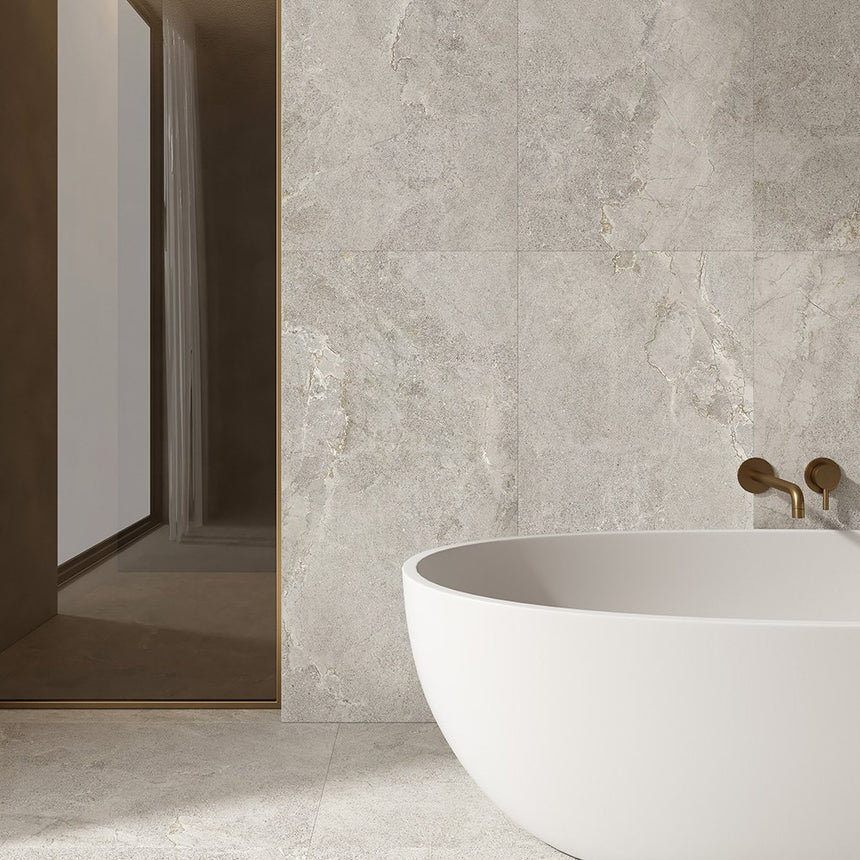 Anthology Ash 600x1200mm Matt Natural Stone Look Tile