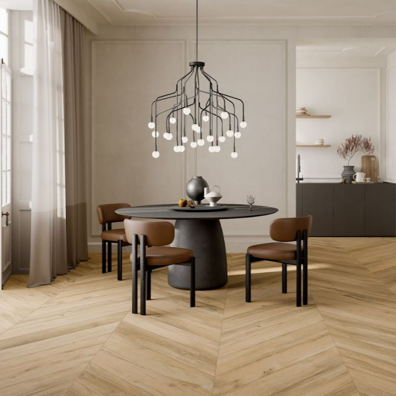 Bona Chevron XL Honey 850x150mm Timber Look Tile