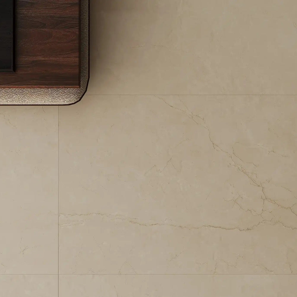 Botticino Classico Matt 600x600 Beige Marble Look Tile