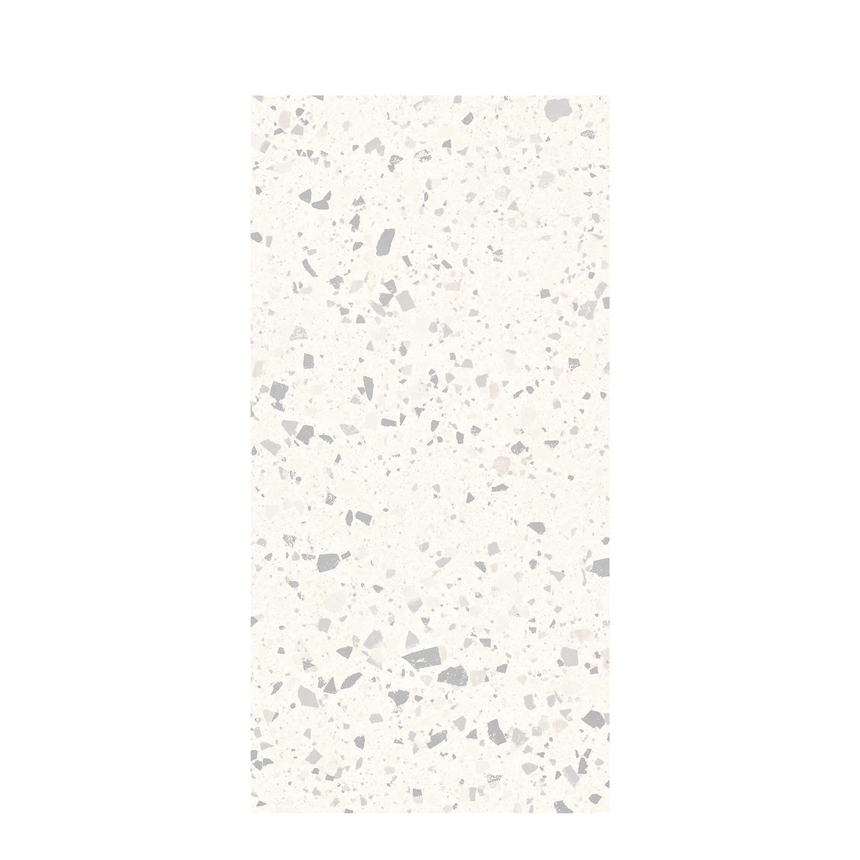 Venice Zinc 300x600mm Matt Terrazzo Look Tile