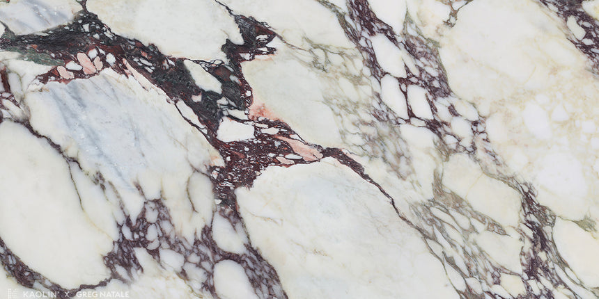 Kaolin x Greg Natale 600x1200 Calacatta Viola Silktec