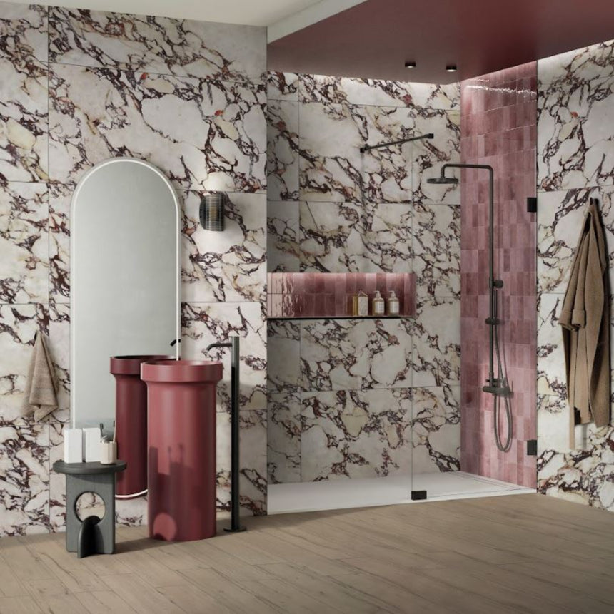 Wonderland Calacatta Viola 600x600mm Marble Look Tile