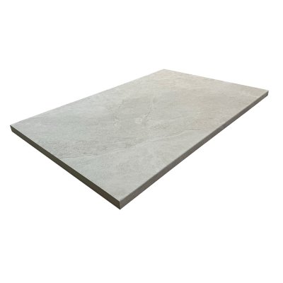 Capri Glacier Pencil Edge Bullnose 400x600