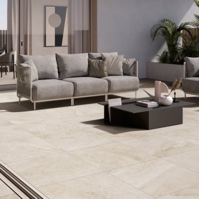 Capri 600x600 External Paver Salt