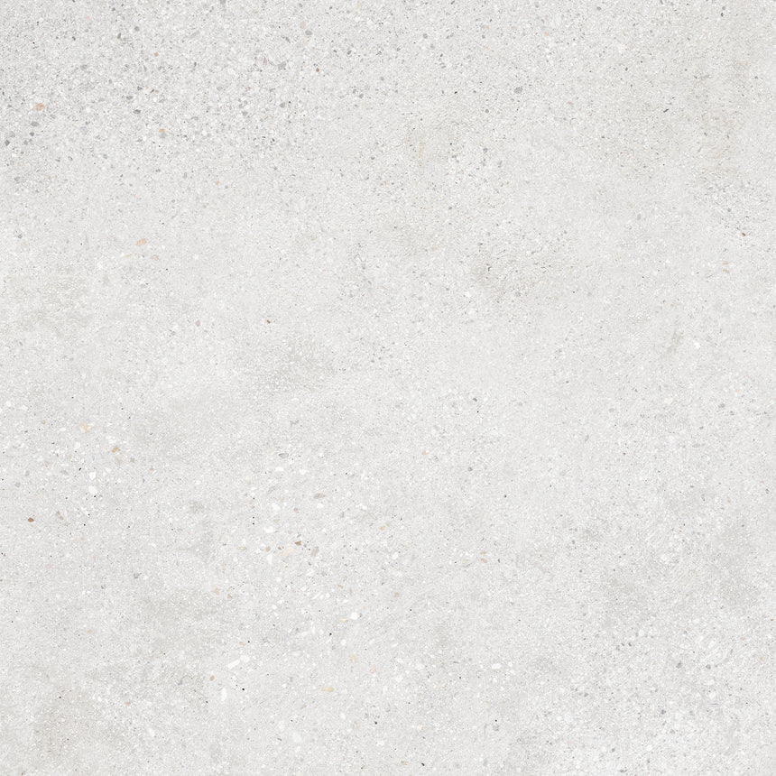Concrete Rock White 600x600 Matt Concrete Look Tile