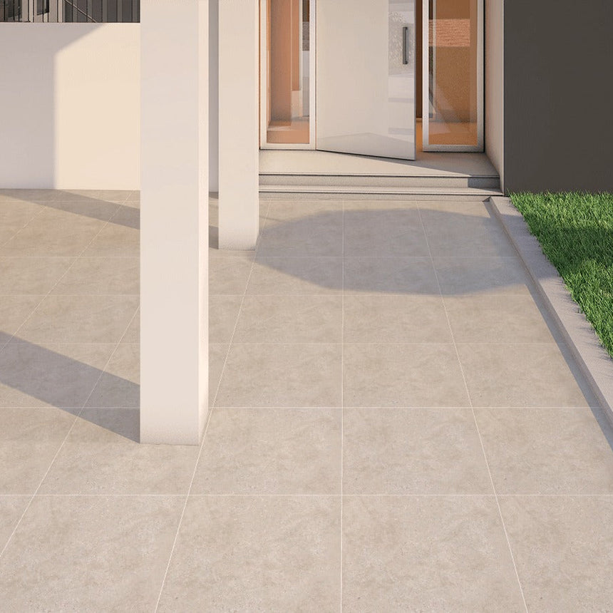 Concrete Rock Sand 600x600 Grip Concrete Look tile