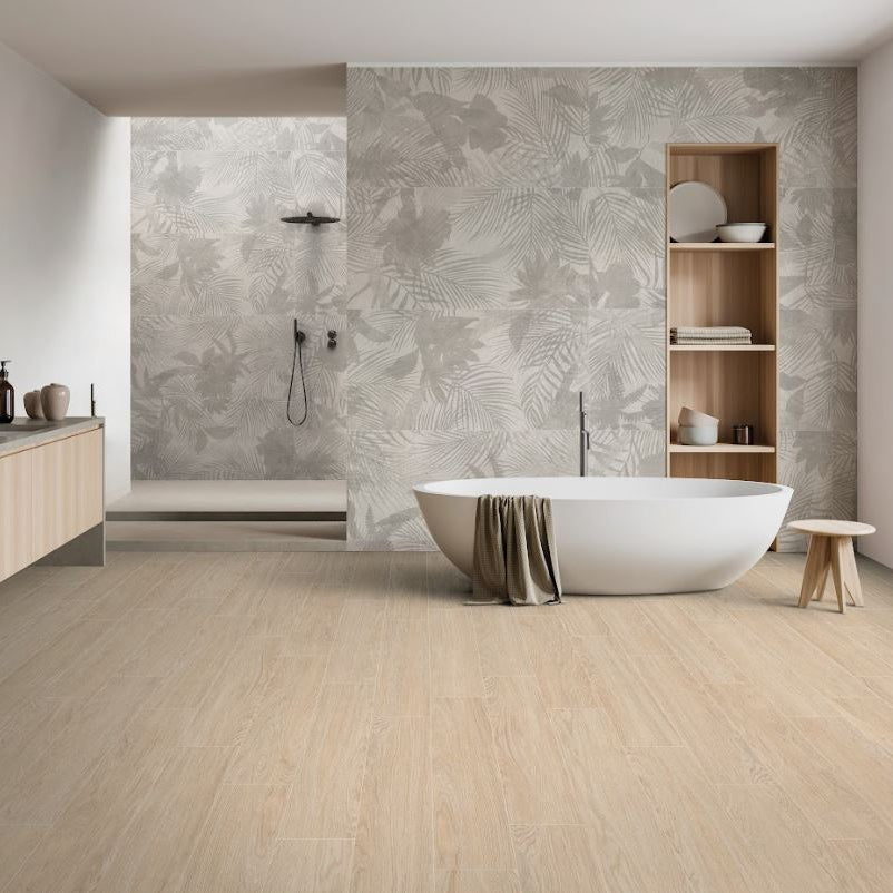 Dream Cream 200x1200mm Natural Finish Timber Look Porcelain Tile