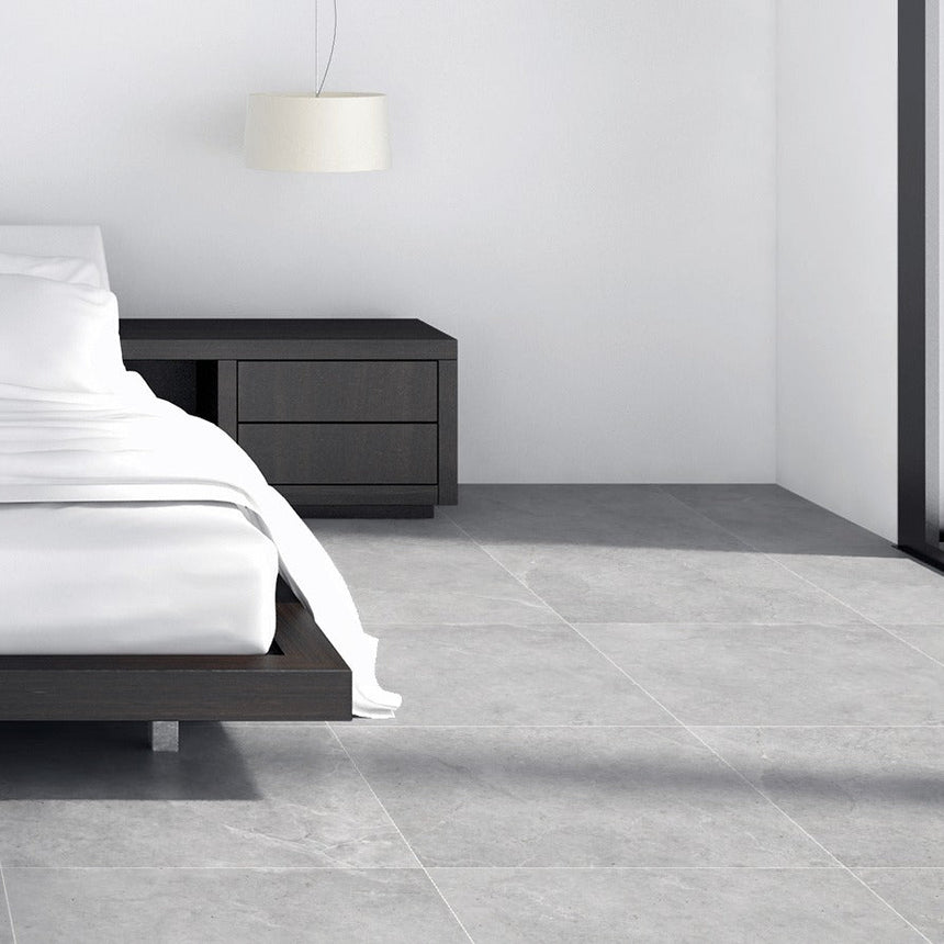 Enzo Cinder SurfaceTec® 600x600mm Anti-Slip Stone Look Porcelain Tile