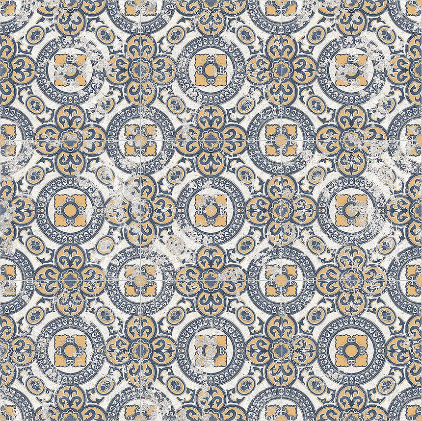 Mystique Braga 205x205mm Vintage Encaustic Look Tile