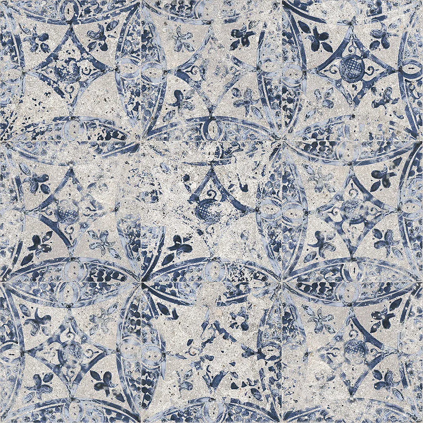 Mystique Lisbona 205x205mm Vintage Encaustic Look Tile