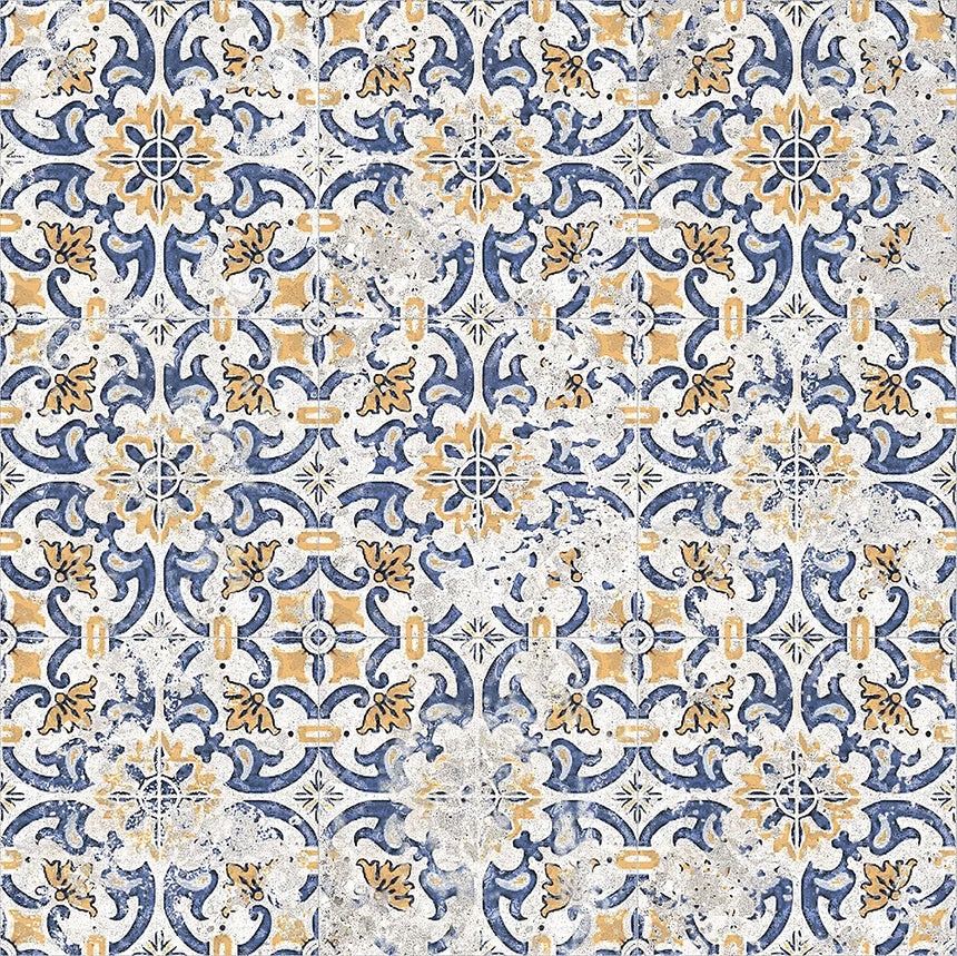 Mystique Porto 205x205mm Vintage Encaustic Look Tile