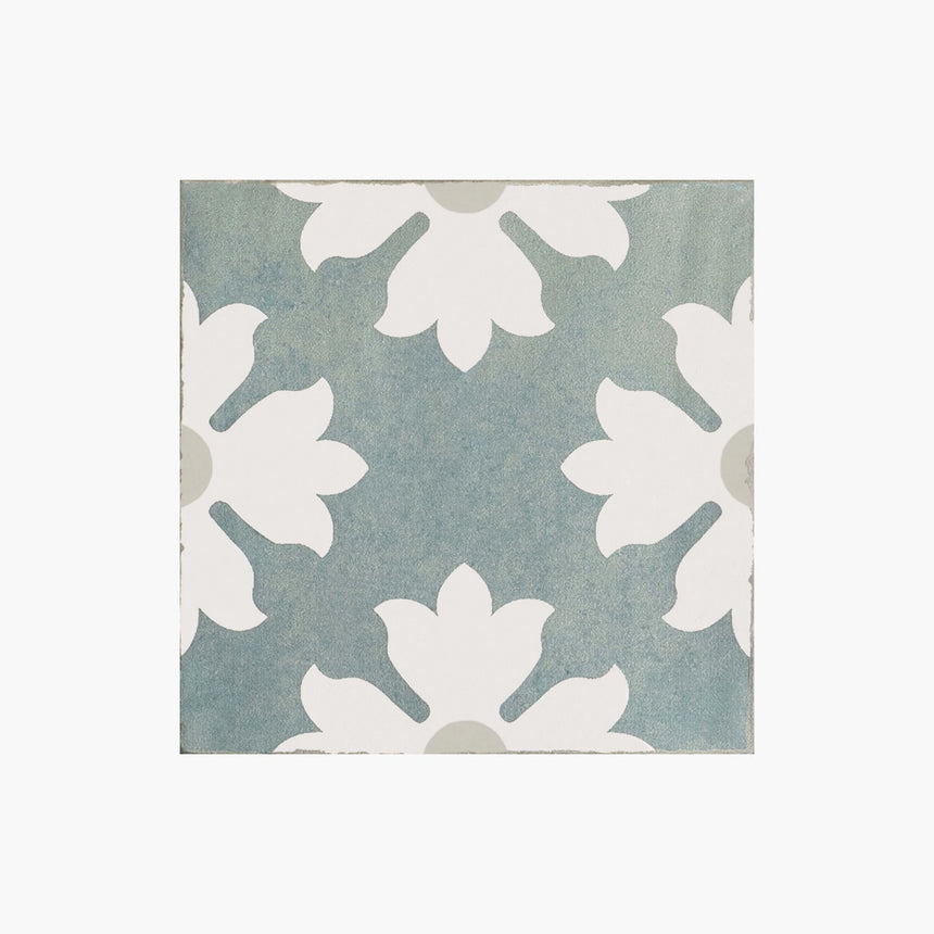 Marlow Zoe Matte 115x115mm Encaustic Look Tile