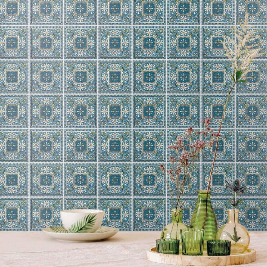 Marlow Tansy Matte 115x115mm Encaustic Look Tile