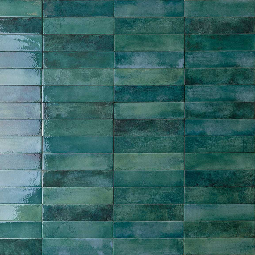 Mojave Sea Water Brick 60x250mm Gloss Subway Tile
