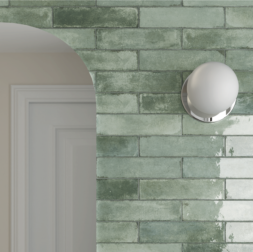 Acquarello Sage 60x246mm Gloss Subway Tile