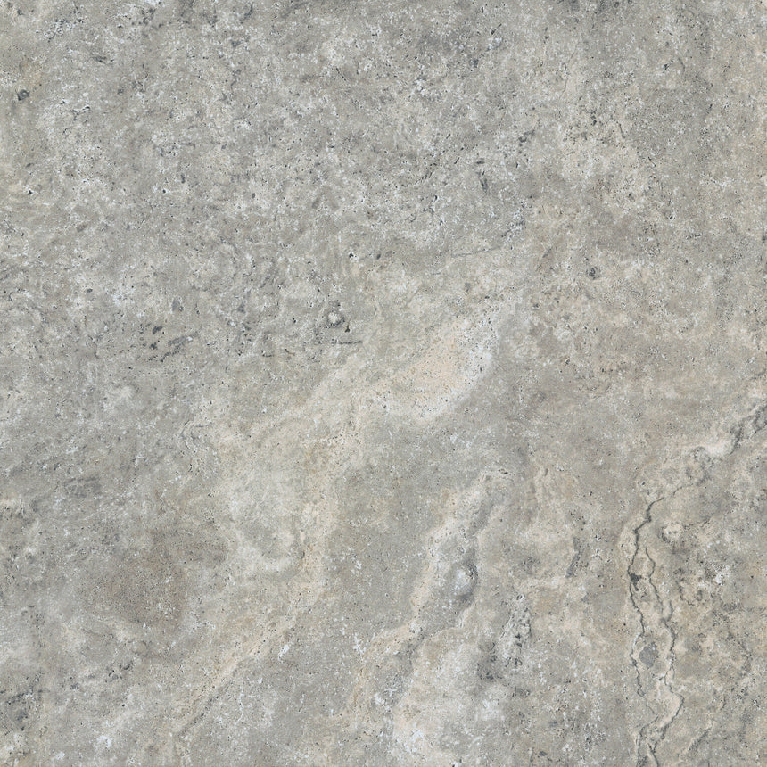EarthCast Silver Travertine Look 600x600 Indoor/Outdoor Porcelain Tile