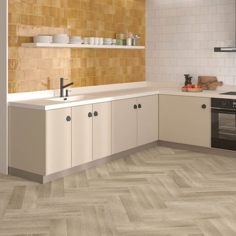 Tabarca Miel Gloss 150x150mm Large Square Handmade Look Honey Tile