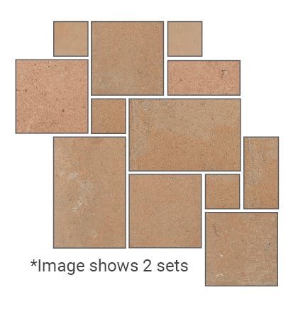Terra Dolce External French Pattern Terracotta Look Porcelain Tile