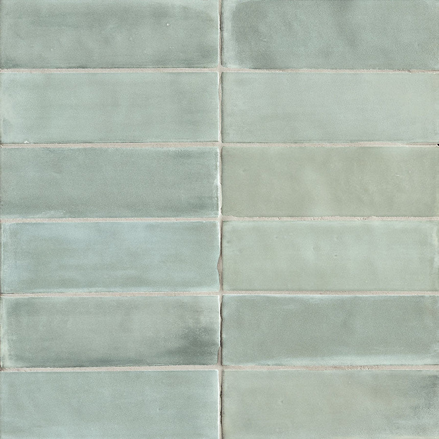 Tint Sea Glass Matt 52x160mm Handmade Look Ceramic Subway Tile