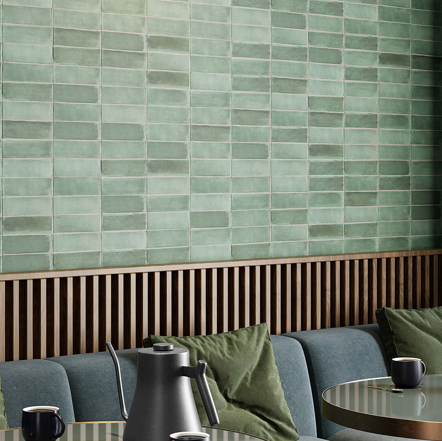 Tint Garden Matt 52x160mm Handmade Look Ceramic Subway Tile