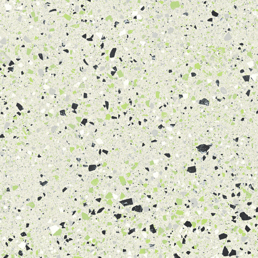 Venice Green 600x600mm Matt Terrazzo Look Tile