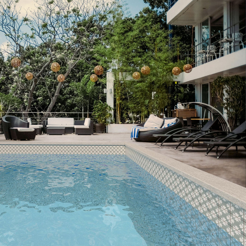 Marlow Zoe Matte 115x115mm Encaustic Look Tile