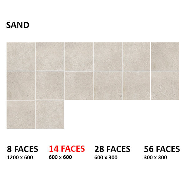 Concrete Rock Sand 600x600 Grip Concrete Look tile