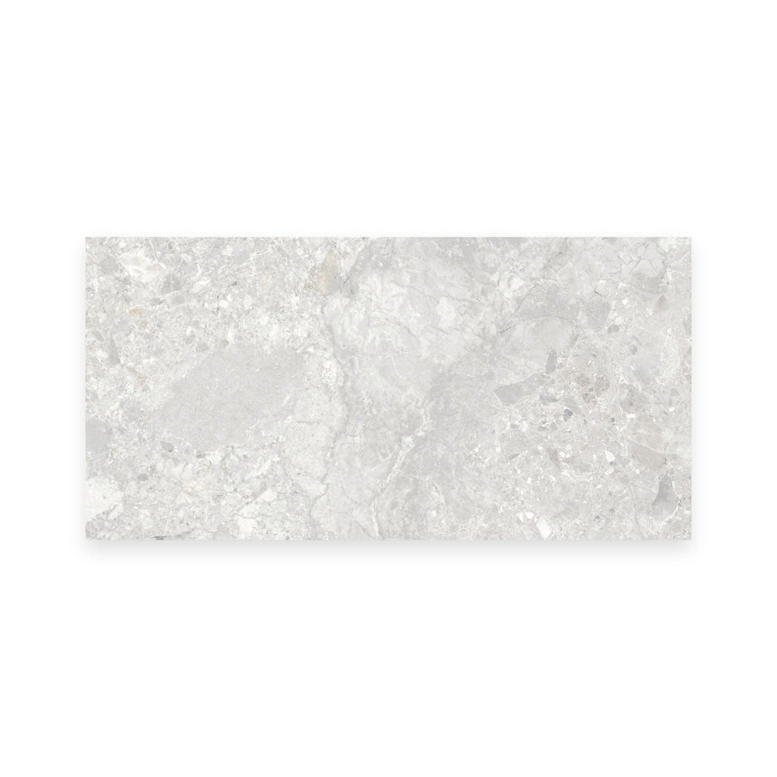 Matera Cielo stone look tile design face, 300x600mm