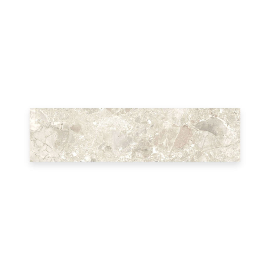 Full Matera Sola Beige stone look subway tile 60x250mm