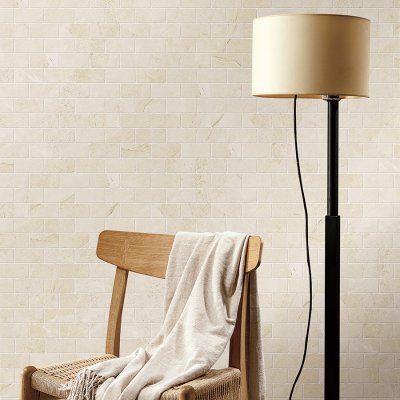Capri Nutmeg Subway Tumbled Edge Tile 100x200
