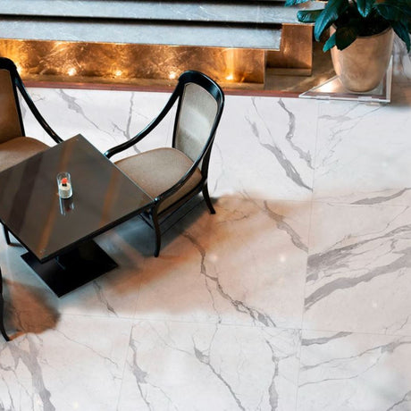 Superb Marble Statuario Superiore 1200x1200mm Marble Look Tile