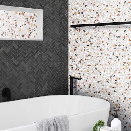 Agglo Murano 600x600mm Matt Terrazzo Look Tile