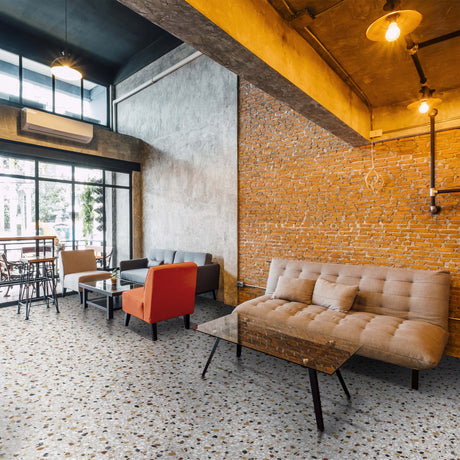 Agglo Murano 600x1200mm Matt Terrazzo Look Tile