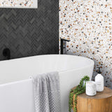 Agglo Murano 600x600mm Matt Terrazzo Look Tile