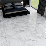 Superb Marble Arabescato 600x1200mm Marble Look Tile