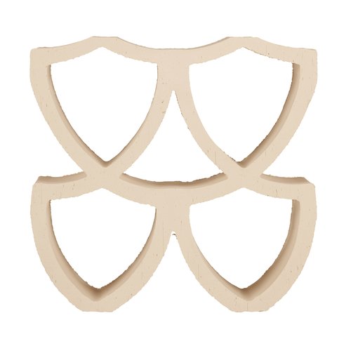 Arialuce Curve Avorio 200x200mm Matt 3D