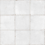 Atlantique Blanc Matt 200x200mm Handmade Look White Large Square Tile