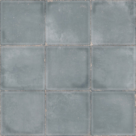 Atlantique Bleu Matt 200x200mm Handmade Look Blue Large Square Tile