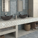 Atlantique Bleu Gloss 69x240mm Handmade Look Blue Subway Tile