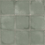 Atlantique Olive Matt 200x200mm Handmade Look Green Large Square Tile