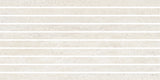Avoca 300x600 Slats Décor Tile Matt Bianco Vein Cut Travertine Look Tile