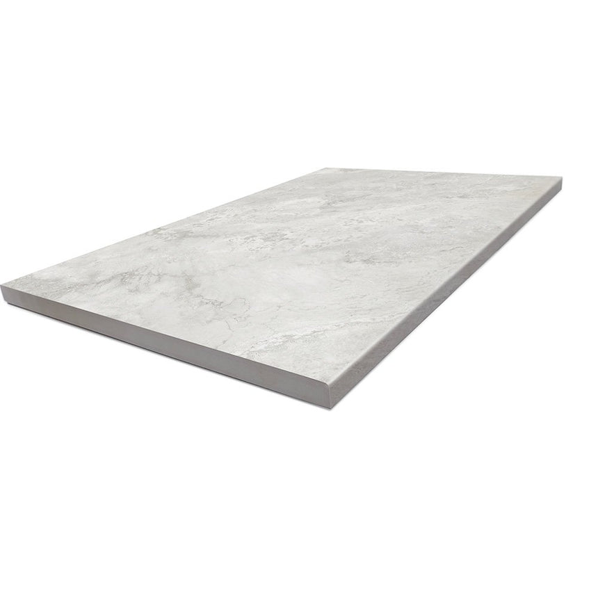 Baroque 400x600 Pencil Edge Bullnose Light Grey