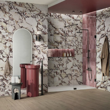 Wonderland Calacatta Viola 600x600mm Marble Look Tile