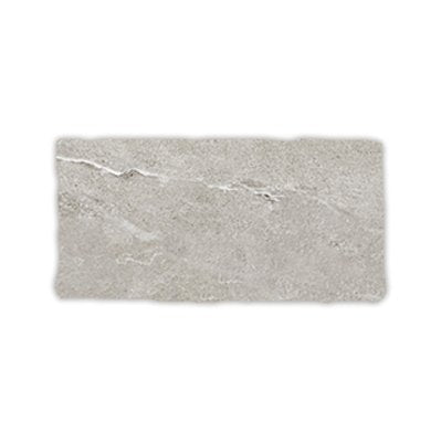 Capri Earl Grey Subway Tumbled Edge Tile 100x200