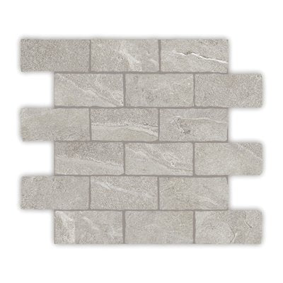 Capri 299x300.5 Mosaic Tumbled Edge Earl Grey